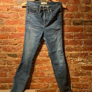 Madewell High Rise Skinny Jeans